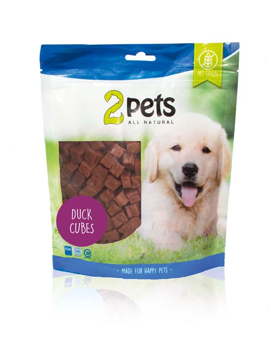 Namipalakuutiot Ankkaa Duck Cubes 2Pets - Koiran herkut ja makupalat - 030860 - 1