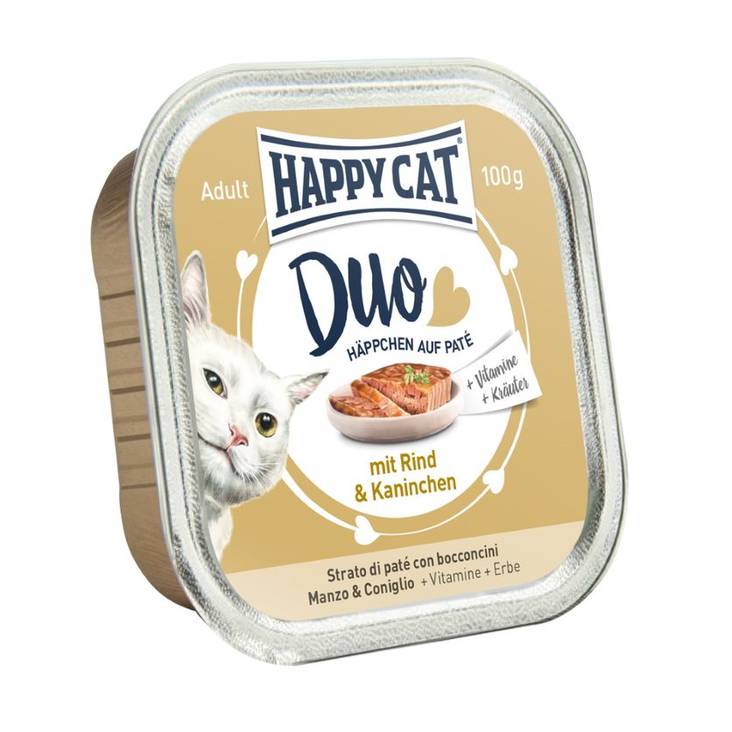Nauta & Kani 100g Minkas Duo Happy Cat - Aikuisten kissojen säilykkeet - 017870 - 2
