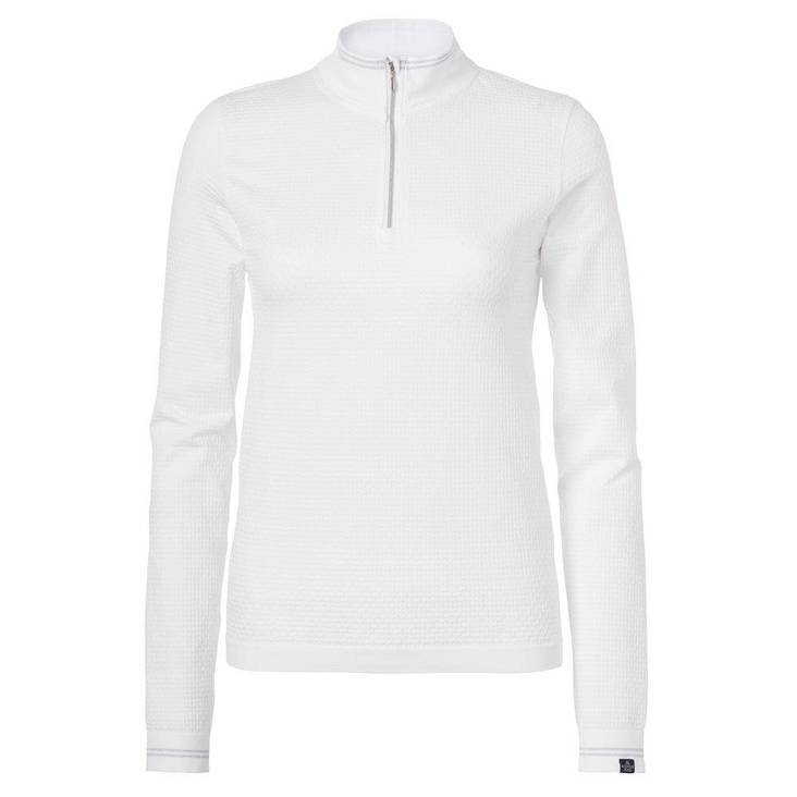 Pitkähihainen kisapaita Glamour Tech Top valkoinen Mountain Horse - Ratsastuspaidat ja -hupparit - 036100 - 1