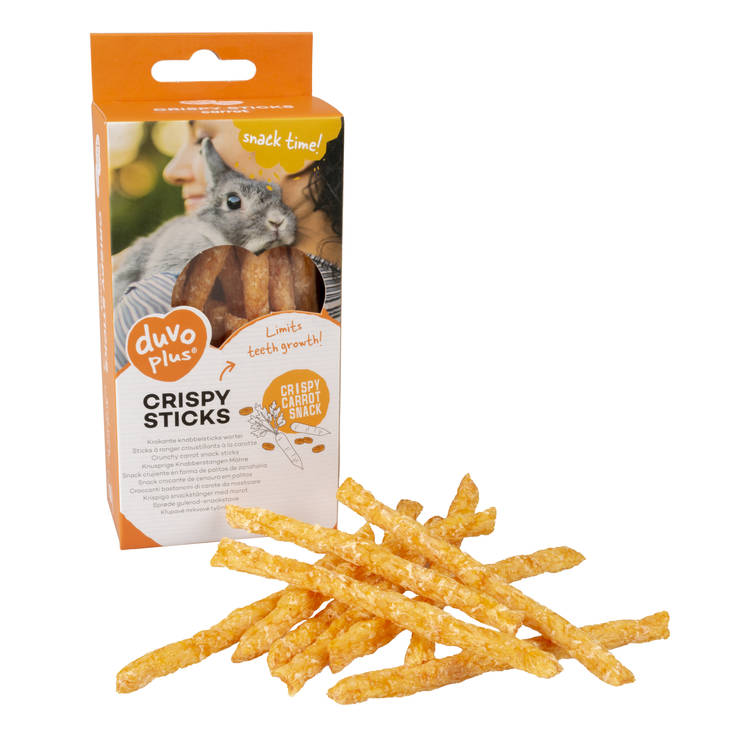 Porkkanatikut Crispy Sticks 50g Duvo+ - Pieneläinten herkut ja namipalat - 031020 - 1