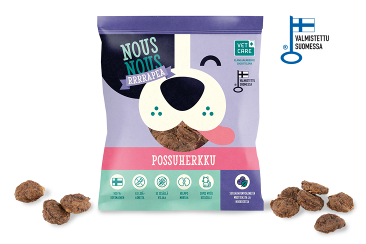 RRRRapea Possuherkku 150g NousNous - Koiran herkut ja makupalat - 026900 - 1