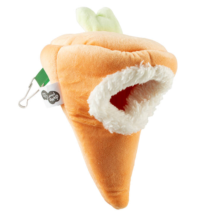 Ripustettava porkkanapesä 24x14x14cm oranssi Duvo+ - Pieneläinten pesät ja pedit - 039600 - 1