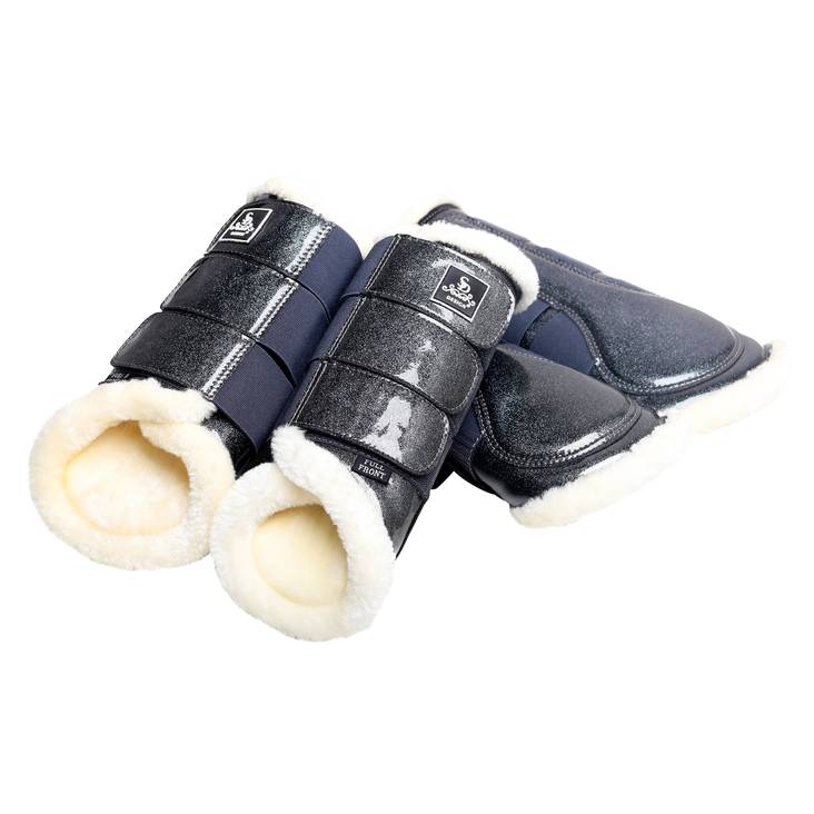 Säärisuojat 4-setti Glitter Dark Shadow SD Design Hollywood - Hevosen vuohis- ja hivutussuojat - 030790 - 1