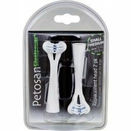 Vaihtoharjat 2kpl SilentPower sähköhammasharjaan Petosan - Koiran hammashoito - 037440 - 1
