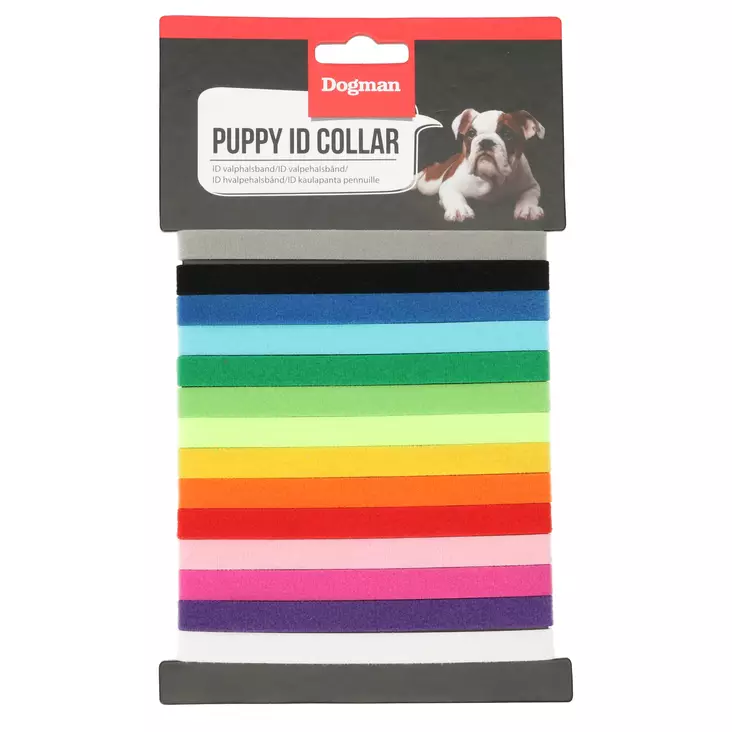 Pentuepanta Puppy ID Collar 14kpl Dogman - Koiran pika- ja pistolukkopannat - 043960 - 1