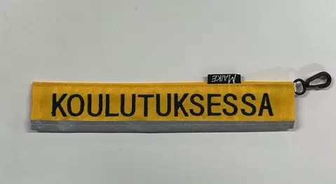 Tekstiputki KOULUTUKSESSA keltainen Maike - Koiran heijastimet ja turvavalot - 044590 - 1