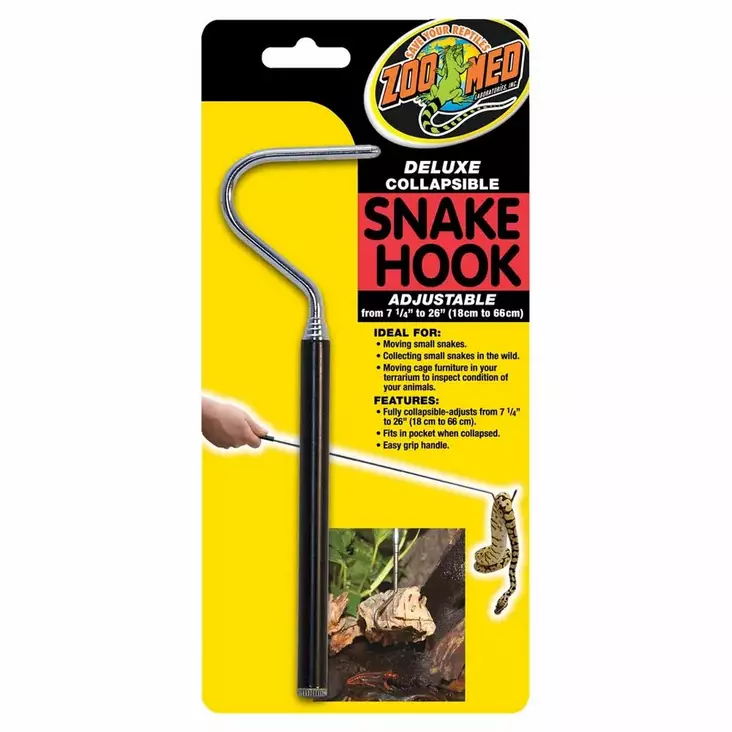 Käärmekoukku teleskooppi 18-70cm Zoo Med - Terraarion tarvikkeet ja kuivikkeet - 045670 - 1