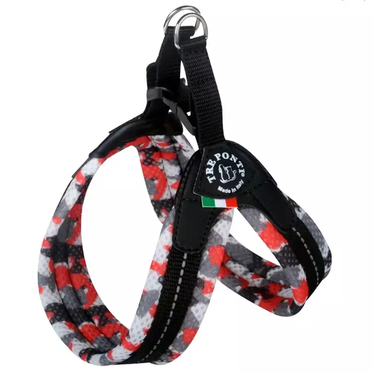 Lukkovaljas Easy Fit Click Mesh camo oranssi TrePonti - Koiran perusvaljaat - 052550 - 1