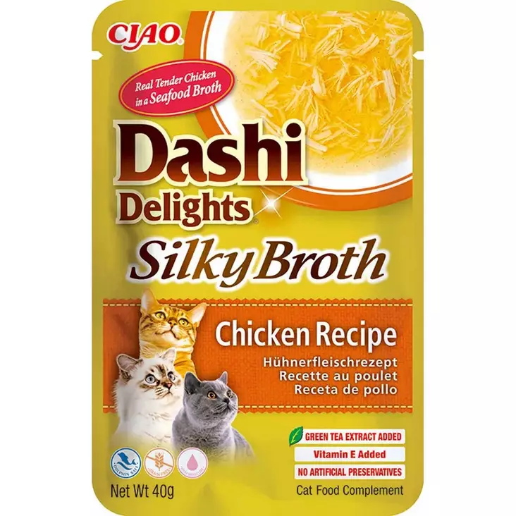 Kanaliemi Silky Broth 50g Dashi Delights - Aikuisten kissojen säilykkeet - 053560 - 1