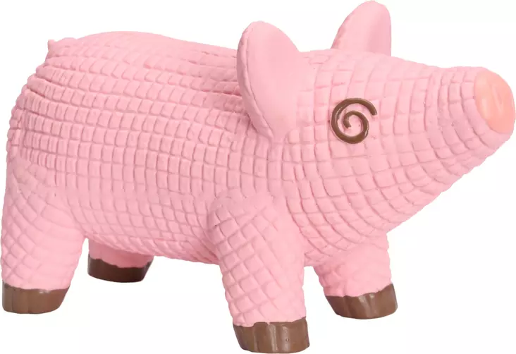 Lateksilelu Maissipossu 10x16x8cm pinkki Companion - Koiran vinyyli-, latex- ja valolelut - 054740 - 1