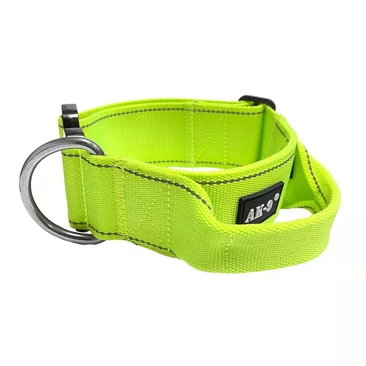 AK-9 Combat Clip kahvapanta vihreä kapea/32mm Onega - Koiran erikoispannat - 049680 - 1