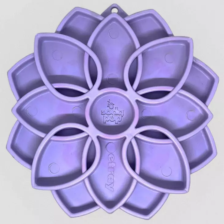 Aktivointikuppi Mandala Softie 20,3x2,3cm lila SodaPup - Koiran aktivointilelut - 052480 - 1
