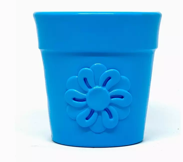 Aktivointilelu Flower Pot 8,8x8,8cm 1,9dl SodaPup - Koiran aktivointilelut - 047930 - 1