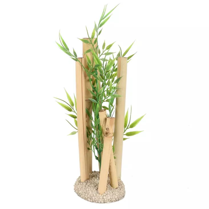 Akvaariokoriste Bamboo Ornament M Aqua Della - Akvaarion tarvikkeet ja hiekat - 059440 - 1