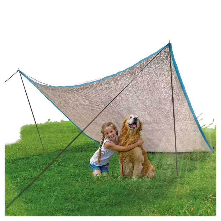 Aurinkosuojapeite Shade Mate 283x212cm hopea CoolPets - Koiran viilentävät tuotteet - 057330 - 1