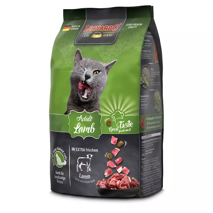 Cat Adult Lamb Leonardo Cat Food - Kissan kuivaruoat aikuisille kissoille - 011690 - 1