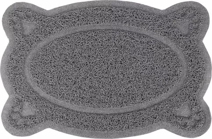 Edusmatto Randy 40x26cm harmaa Flamingo - Kissanvessan edusmatot - 048740 - 1