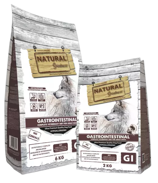 Gastrointestinal Veterinary Diet 1,5kg Natural Greatness - Koiran kuivaruoat erityisruokavaliot - 051120 - 1