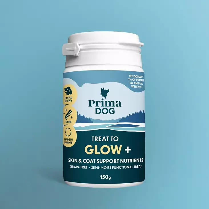 Glow+ makupala iholle ja turkille 150g PrimaDog - Koirien funktionaaliset makupalat - 059020 - 1