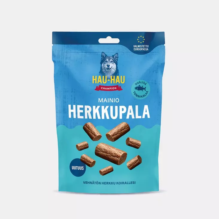 Herkkupala Tonnikala 100g Mainio Hau Hau Champion - Koiran herkut ja makupalat - 053600 - 1