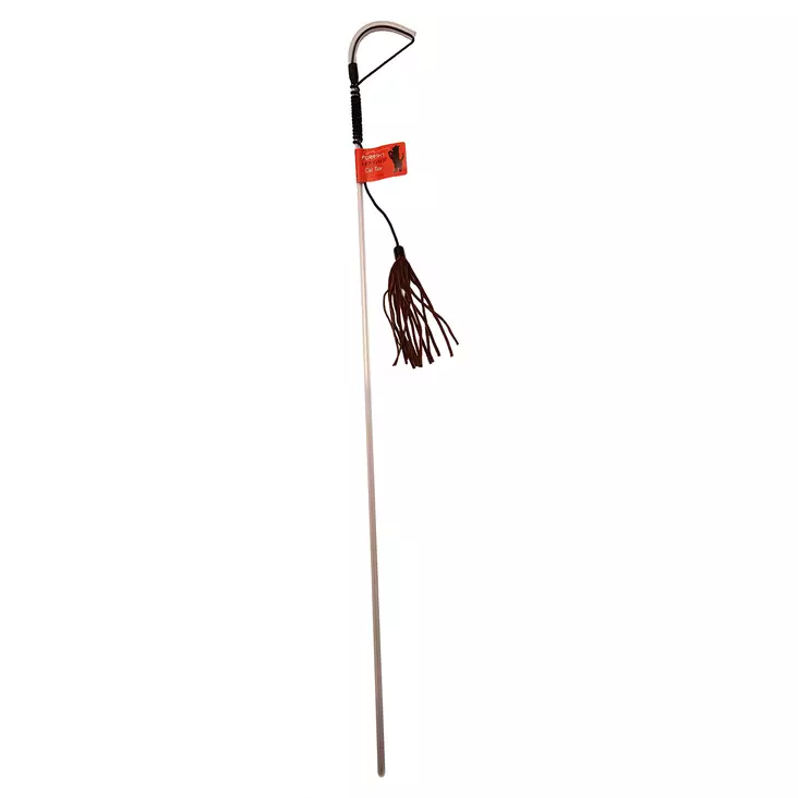 Huiska Leather Cat nahkahapsuilla PURRfect - Kissan huiskat ja onkilelut - 046880 - 1