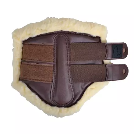 Jännesuojat teddysisus ruskeat Hansbo Sport - Hevosen vuohis- ja hivutussuojat - 019070 - 1