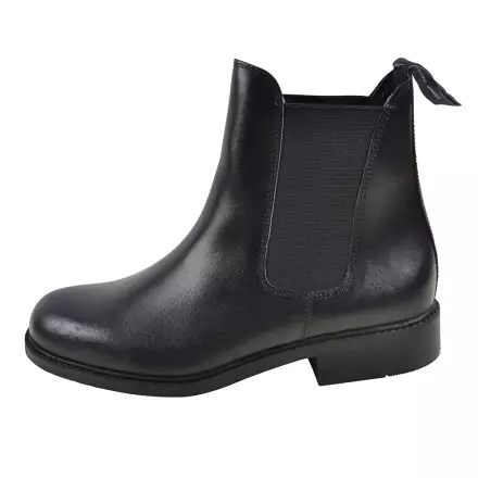 Jodhpur -kenkä nahkaa sileät musta Hansbo Sport - Ratsastuskengät ja -saappaat - 014890 - 1