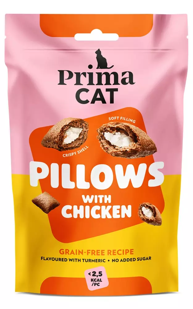 Kana herkkutyyny 60g Pillows PrimaCat - Kissan herkut ja makupalat - 059030 - 1