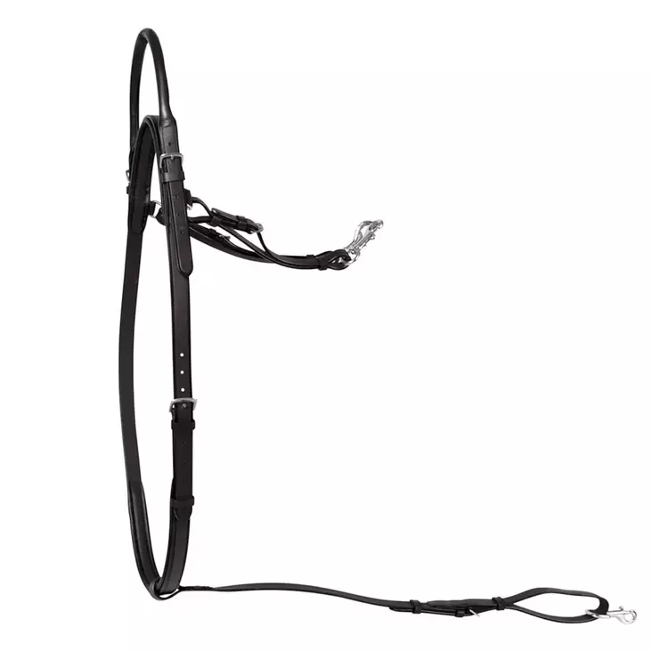 Kaulahihna kahvalla nahkaa ruskea Hansbo Sport - Ratsun martingnaalit ja rintaremmit - 056510 - 1