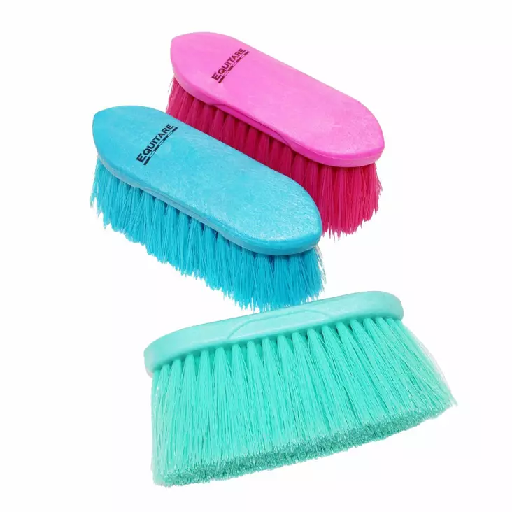 Pölyharja muoviselkä merensininen Equitare - Hevosen harjat, suat ja letitys - 052910 - 1