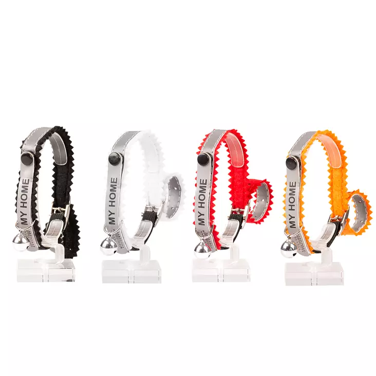 Kissanpanta ID heijastava 20-30x1cm värimix Duvo+ - Aikuisen kissan pannat - 048640 - 1