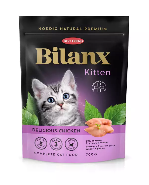 Kitten kana 700g Bilanx - Kissan kuivaruoat pennut ja kasvatus - 052160 - 1
