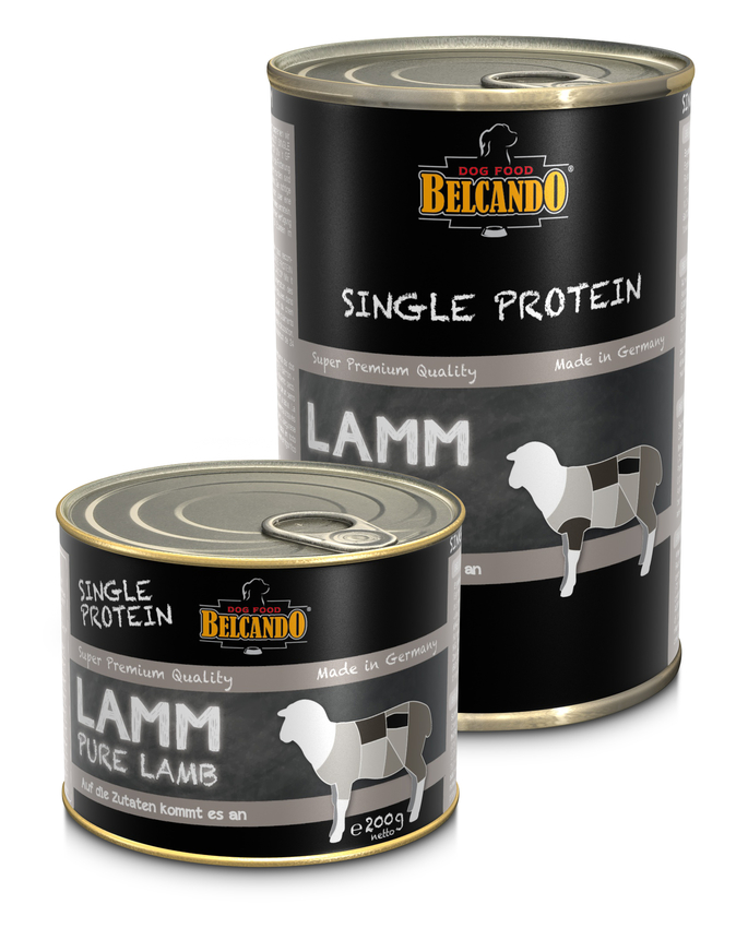 Lammas single protein tlk Belcando - Koiran säilykkeet aikuisille koirille - 004110 - 1