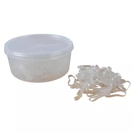 Letityskuminauha 22mm 500kpl kirkas Hansbo Sport - Hevosen harjat, suat ja letitys - 001900 - 1