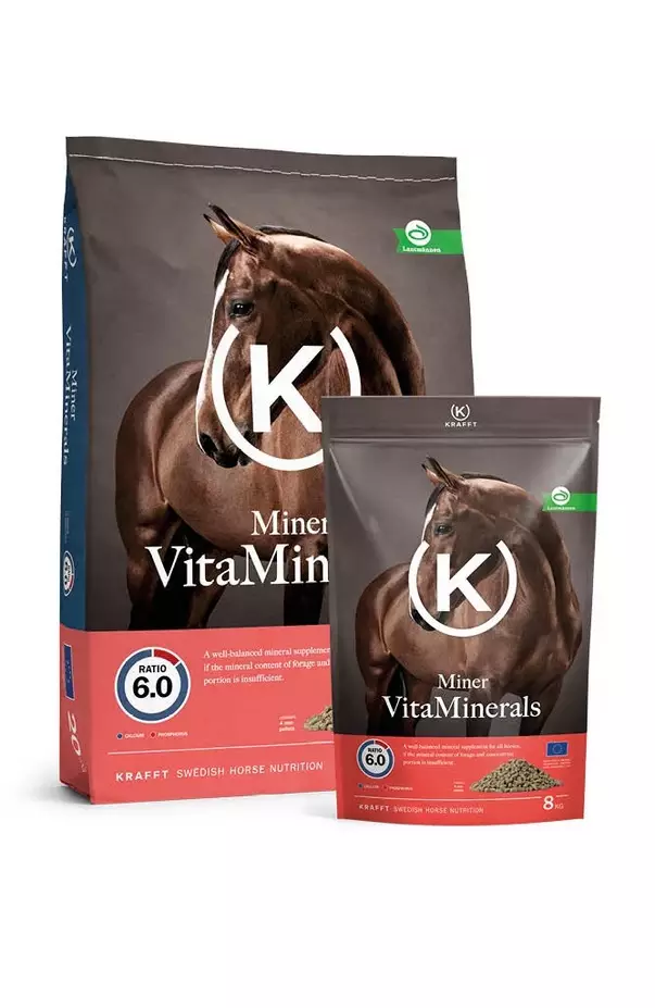 Miner VitaMinerals pellets Krafft - Hevosen kivennäiset ja vitamiinit - 010130 - 2