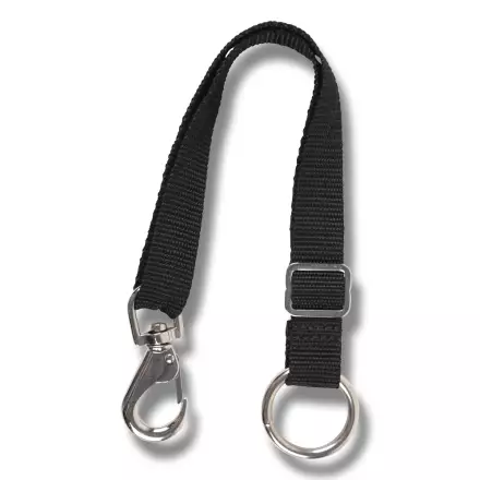 Monitoimihihna säädettävä 45-70cm musta karbiinilukolla Hansbo Sport - Telineet, koukut ja ripustimet - 033560 - 1