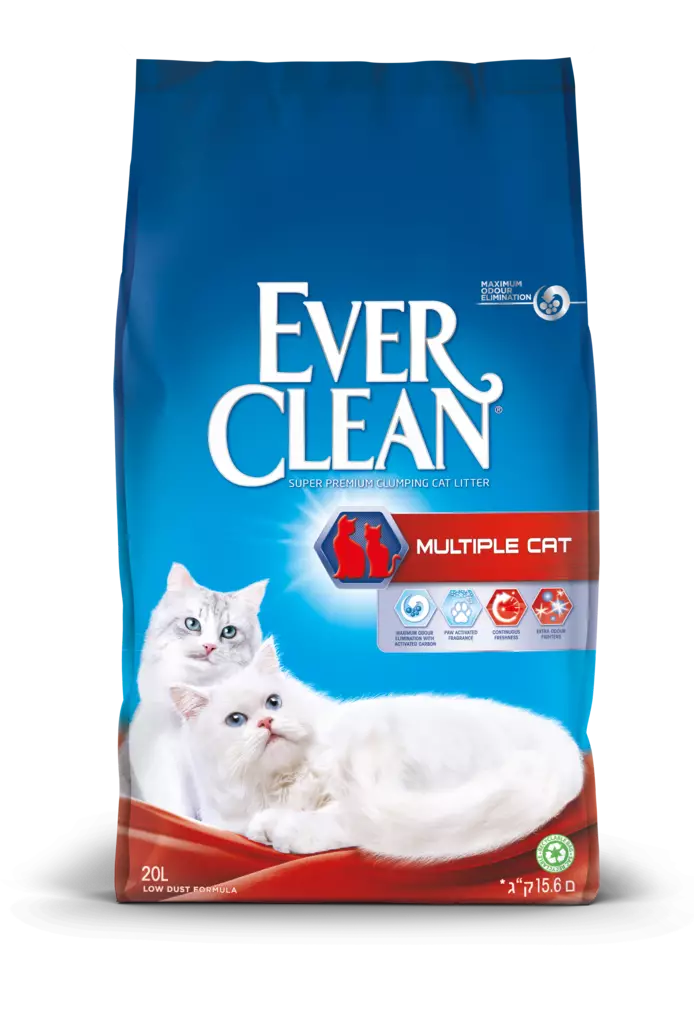 Multiple Cat 20L Ever Clean - Kissanhiekat ja hiekan hajusteet - 050410 - 1