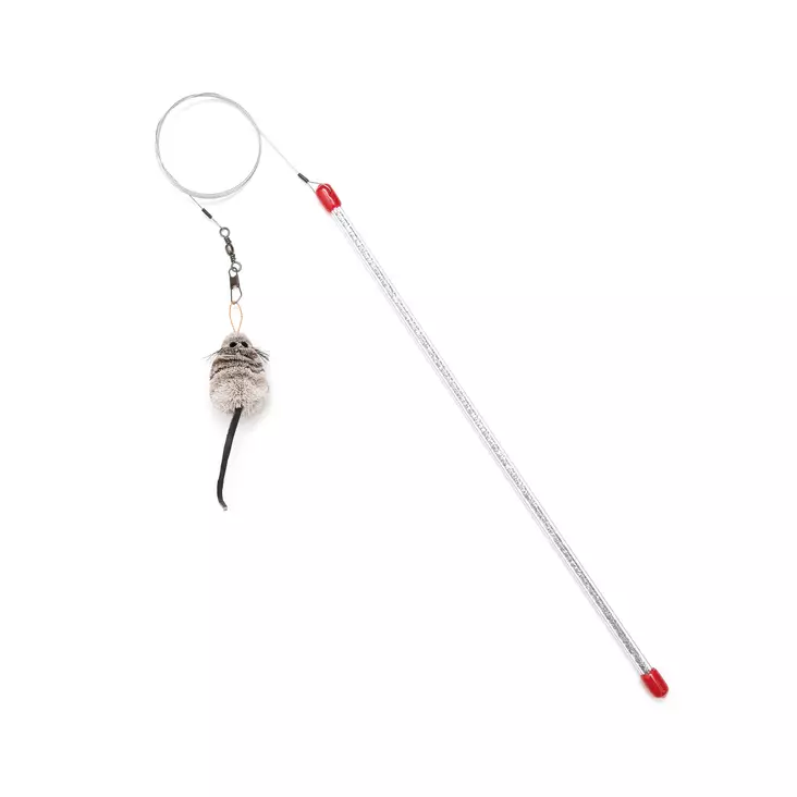 Onkilelu hiirellä Cat Catcher Go Cat 32,5x89cm Da Bird - Kissan huiskat ja onkilelut - 050360 - 1