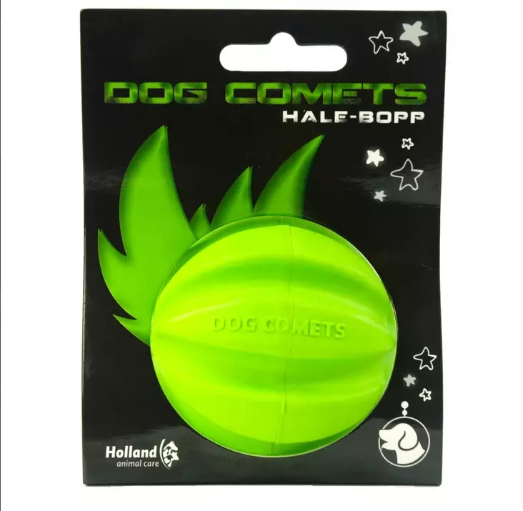 Pallo Hale Bopp 6cm vihreä Dog Comet - Koiran pallot ja heittolelut - 047680 - 1