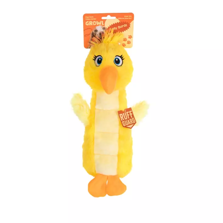 Pehmokanarianlintu Sunny the Canary 30cm keltainen Belly Burdz Growl - Koiran pehmolelut - 054520 - 1