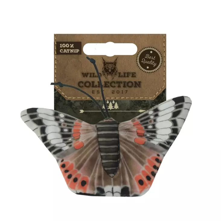 Pehmoperhonen kissanmintulla Wild Life - Kissan pehmolelut - 055850 - 1