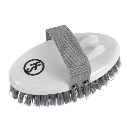 Pesuharja käsilenkillä vaaleanharmaa Hansbo Sport - Hevosen harjat, suat ja letitys - 018350 - 1