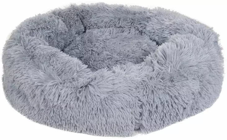 Pörröpeti Fluffy vaaleanharmaa HKM-sports - Koiran pesäpedit - 055310 - 1