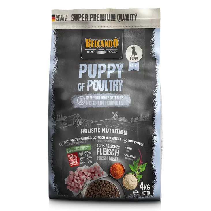 Puppy Grain Free Poultry Belcando - Kuivaruoat pennuille ja kasvatukseen - 044870 - 1