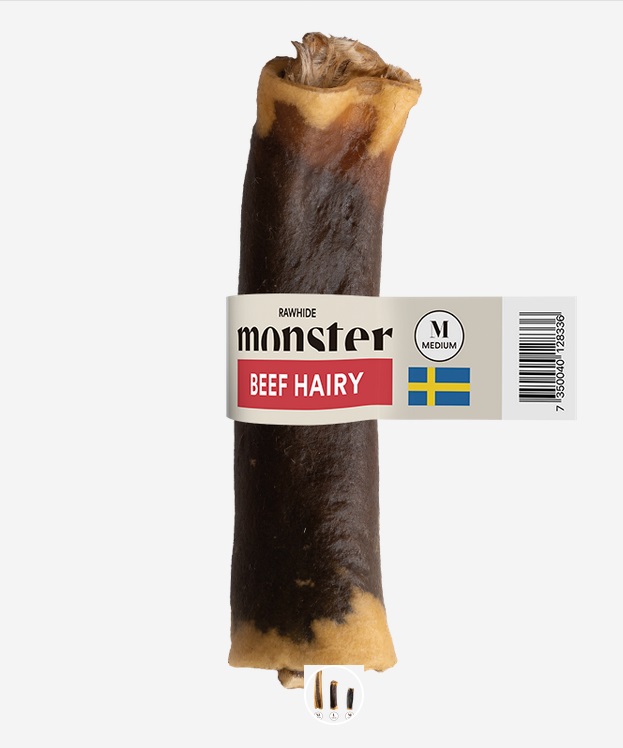 Pururulla Rawhide Hairy Beef KPL monster - Koirien puruluut - 046890 - 1