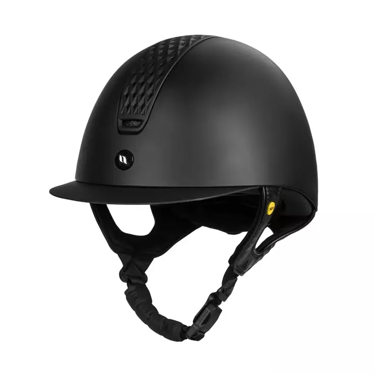 Ratsastuskypärä Silves sileä musta Back On Track - Ratsastuskypärät - 051330 - 1
