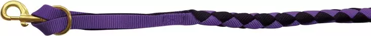 Salmiakkinaru nylon lila/mus 2,5m Norton - Hevosen nylonriimunarut - 052040 - 1