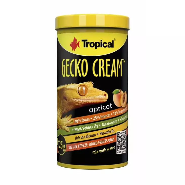 Apricot Gecko Cream 100ml Tropical - Matelijoiden ruokinta ja lisäravinteet - 056060 - 1