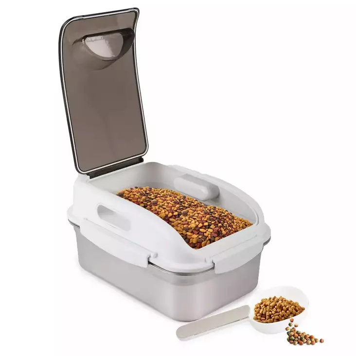 Ilmatiivis säilytysastia terästä 6,5L AFP - Koiranruoan säilytys ja annostelu - 055330 - 1