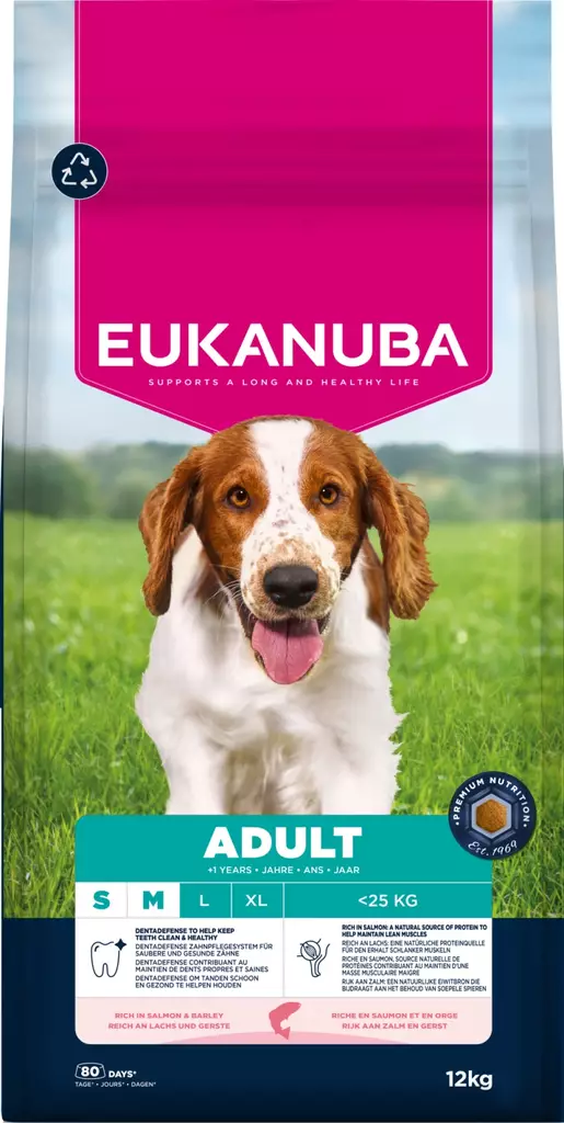 Salmon & Barley Small/Medium Eukanuba - Koiran kuivaruoat aikuisille koirille - 000210 - 3